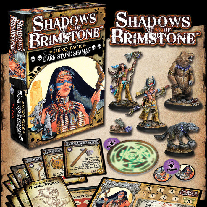 Shadows of Brimstone: Dark Stone Shaman Hero Pack - for just $29.95! 
