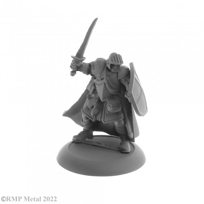 Dark Heaven Legends: Human Fighter Veteran, Baran - for just $5.50! 