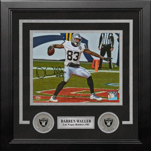 Darren Waller Touchdown Celebration Las Vegas Raiders Autographed 8" x 10" Framed Football Photo - for just $119! 
