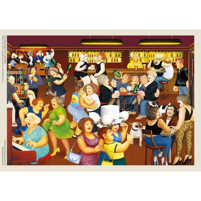 Date Night by Beryl Cook 1000 Piece Jigsaw Puzzle Flame Tree - for just $19.99! 