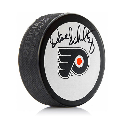 Dave 'The Hammer' Schultz Philadelphia Flyers Autographed White Hockey Logo Puck - for just $59.99! 