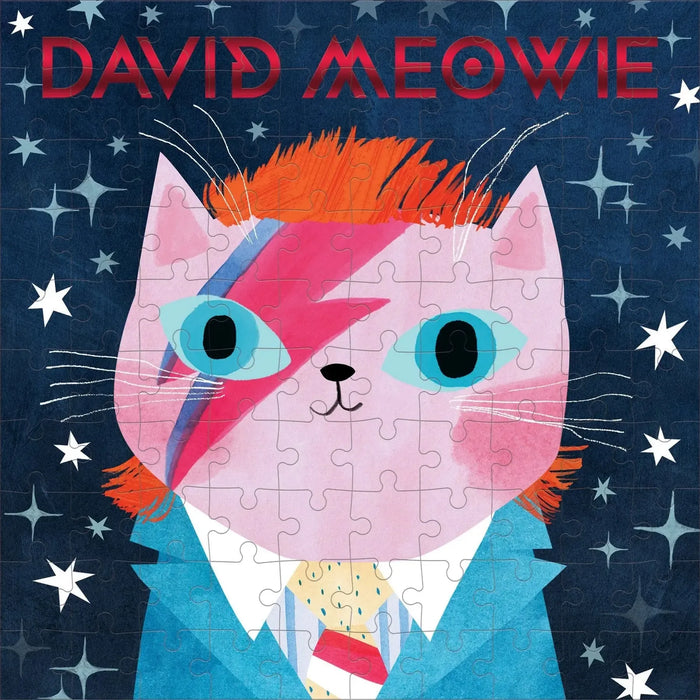 David Meowie Music Cats 100 Piece Jigsaw Puzzle Mudpuppy - for just $15.99! 