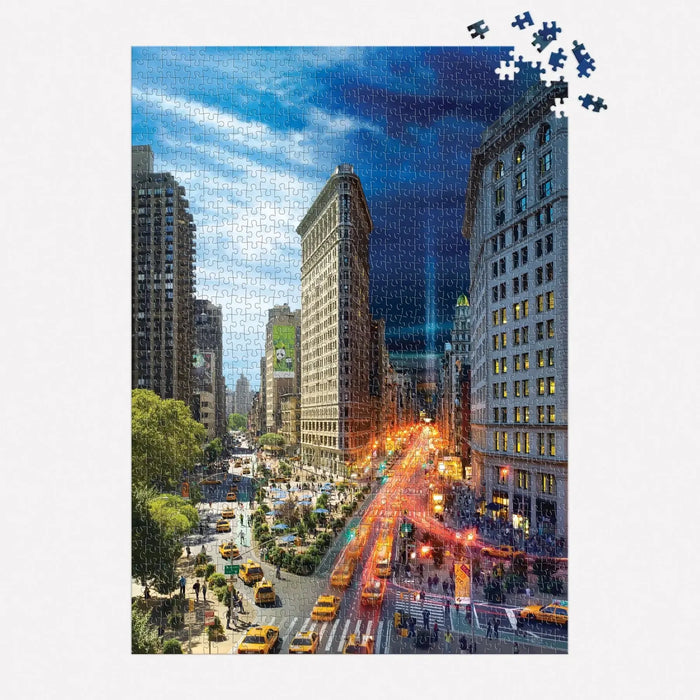 Day To Night Flatiron 1000 Piece Jigsaw Puzzle Galison - for just $19.99! 
