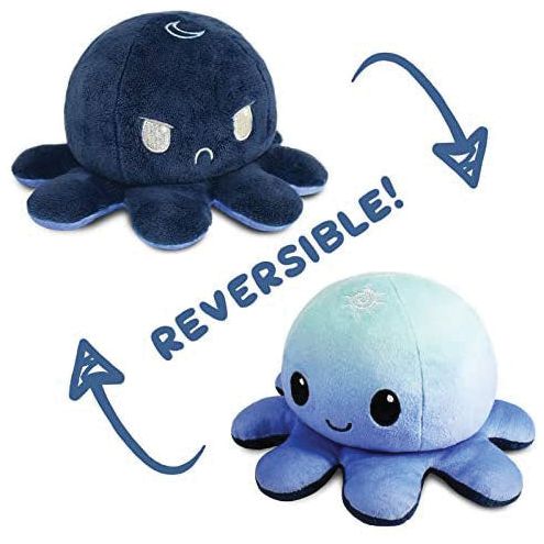 TeeTurtle Reversible Octopus: Day/Night (Mini) - Premium Toys and Collectible - Just $16.99! Shop now at Retro Gaming of Denver