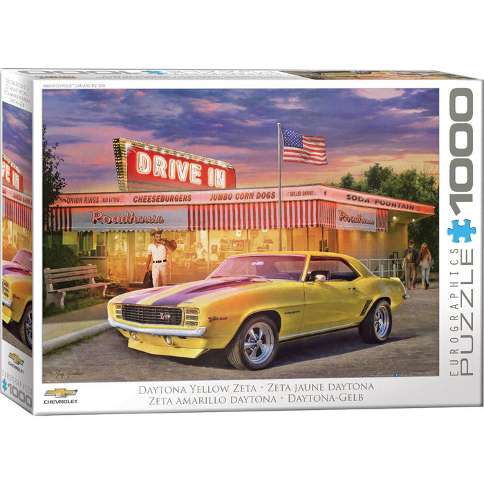 Daytona Yellow Zeta Camaro 1000 Piece Jigsaw Puzzle Eurographics - for just $19.99! 