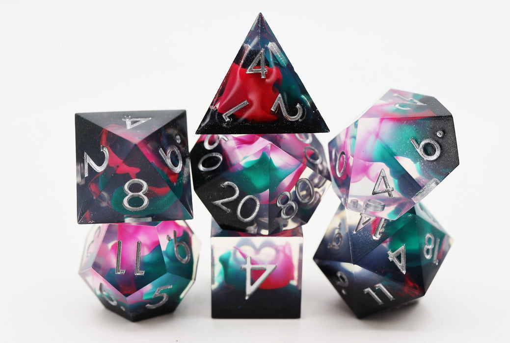 Sharp Edge Resin RPG Dice Set - Daytona - for just $49.99! 