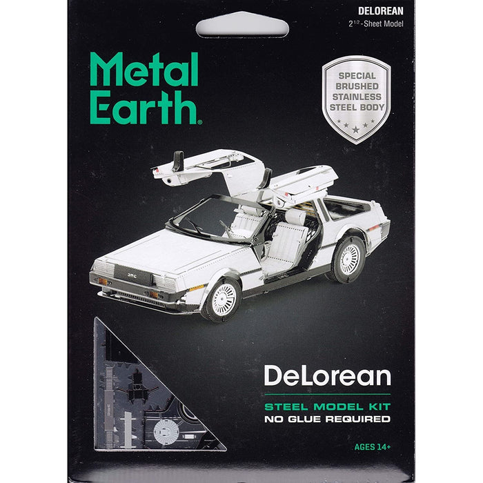 DeLorean 3D Steel Model Kit Metal Earth - for just $13.99! 