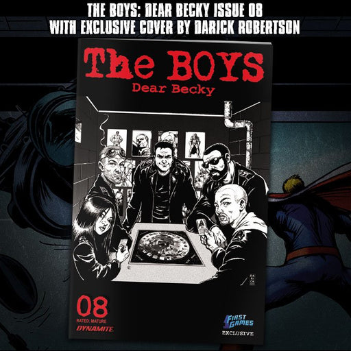 The Boys: Dear Becky Issue 08 1First Games Variant Cover - for just $9.99! 
