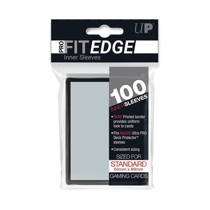 Deck Protector Pro Fit Sleeves: Black Edge(100ct) - for just $7.49! 