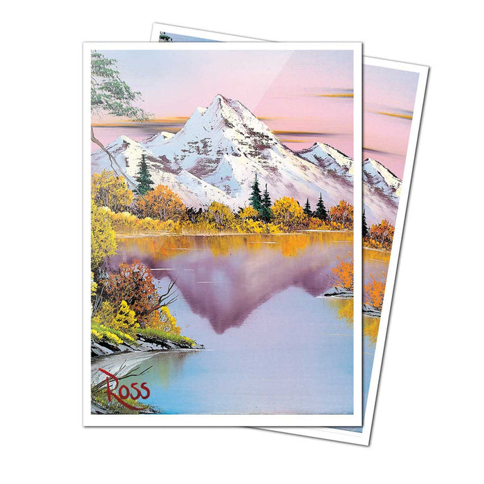 Deck Protector Sleeves: Apex - Bob Ross: Mighty Mountain Lake (105ct) - for just $34.99! 