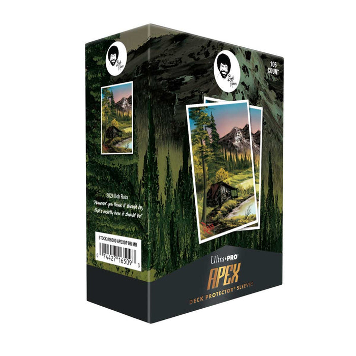 Deck Protector Sleeves: Apex - Bob Ross: Mountain Retreat (105ct) - for just $34.99! 
