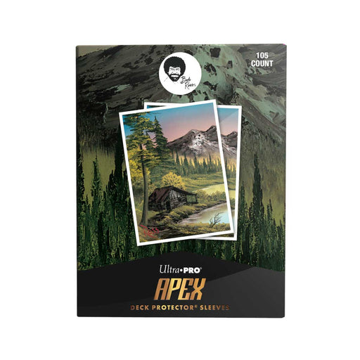 Deck Protector Sleeves: Apex - Bob Ross: Mountain Retreat (105ct) - for just $34.99! 