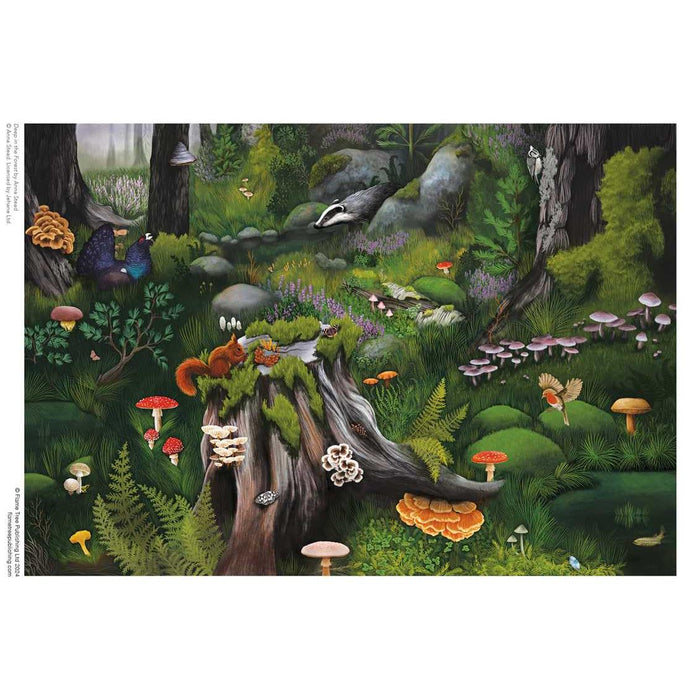 Deep in the Forest by Anna Stead 1000 Piece Jigsaw Puzzle Flame Tree - for just $19.99! 