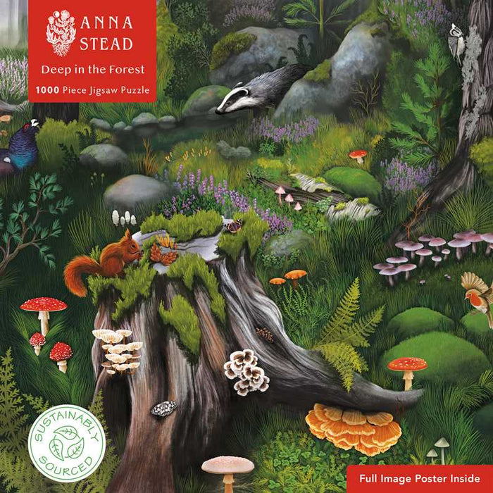 Deep in the Forest by Anna Stead 1000 Piece Jigsaw Puzzle Flame Tree - for just $19.99! 