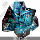 Deep Waters (Handmade) - 7 Dice Set - for just $29.99! 
