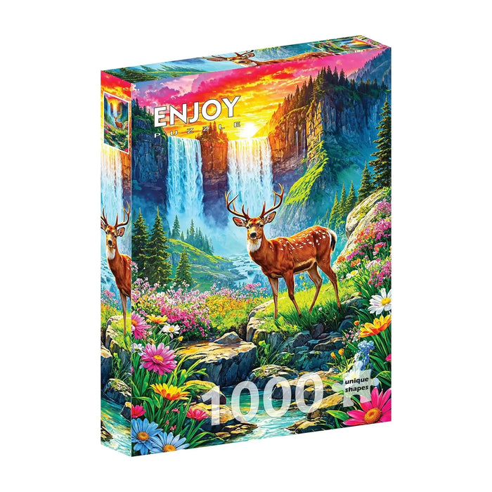 Deer Paradise 1000 Piece Jigsaw Puzzle Enjoy - for just $24.99! 