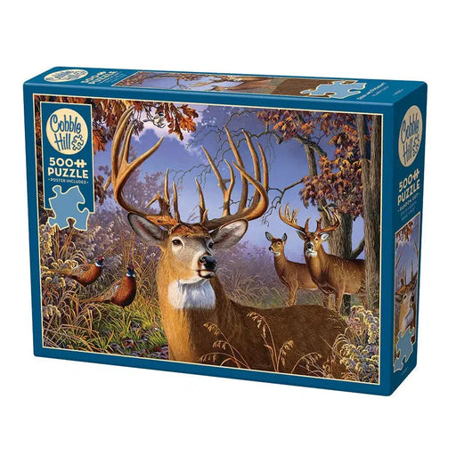 Deer & Pheasant 500 Piece Jigsaw Puzzle Cobble Hill - for just $17.99! 