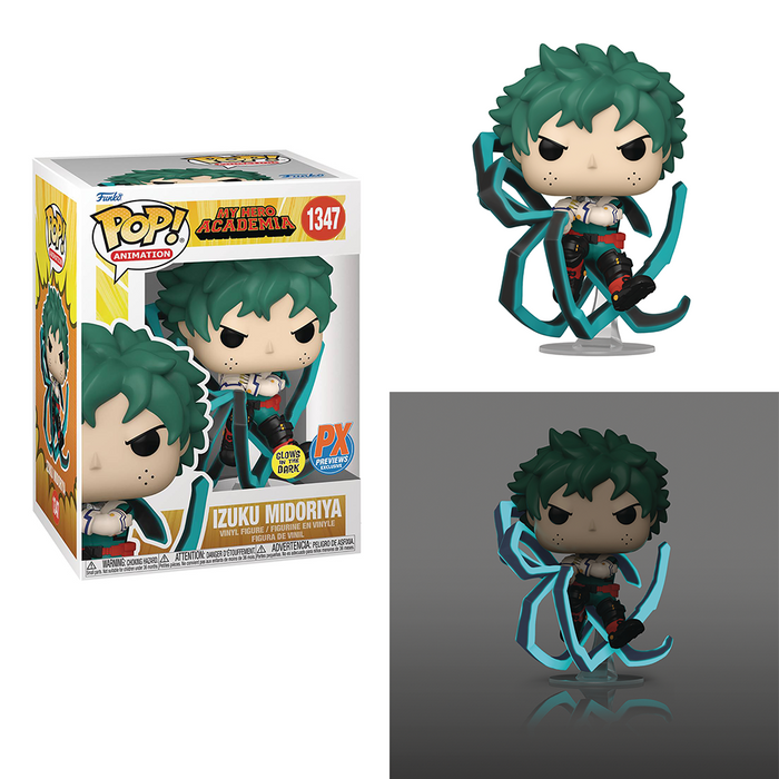 Funko POP! My Hero Academia - Deku (Black Whip) (Glow in the Dark) #1347 - Previews Exclusive (PX) - for just $14.99! 