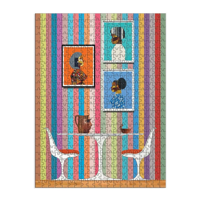 Derrick Adams x DreamYard 500 Piece Double-Sided Jigsaw Puzzle Galison - for just $17.99! 