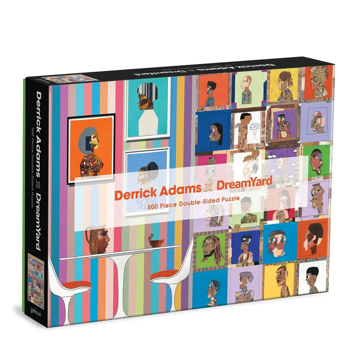 Derrick Adams x DreamYard 500 Piece Double-Sided Jigsaw Puzzle Galison - for just $17.99! 