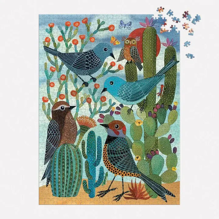 Desert Avian Friends 1000 Piece Jigsaw Puzzle Galison New - for just $19.99! 