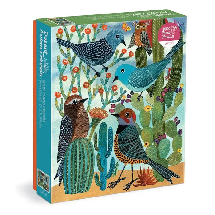 Desert Avian Friends 1000 Piece Jigsaw Puzzle Galison New - for just $19.99! 