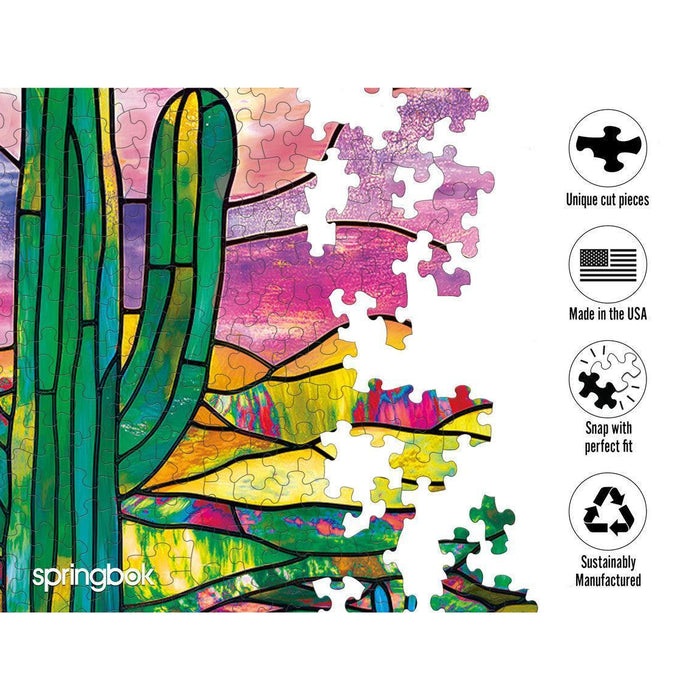 Desert Glow 500 Piece Jigsaw Puzzle Springbok - for just $17.99! 