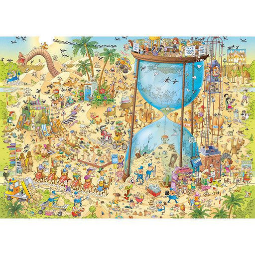 Desert Habitat Funky Zoo 1000 Piece Jigsaw Puzzle Heye - for just $29.99! 
