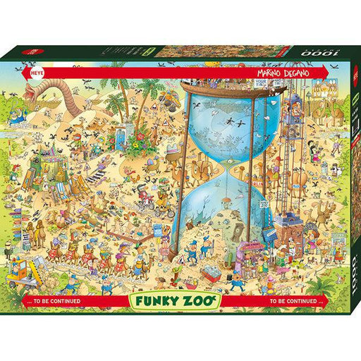 Desert Habitat Funky Zoo 1000 Piece Jigsaw Puzzle Heye - for just $29.99! 