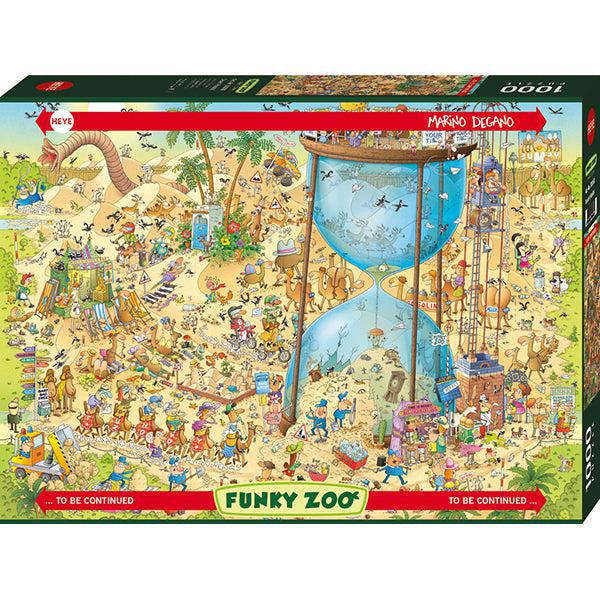 Desert Habitat Funky Zoo 1000 Piece Jigsaw Puzzle Heye - for just $29.99! 