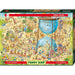 Desert Habitat Funky Zoo 1000 Piece Jigsaw Puzzle Heye - for just $29.99! 