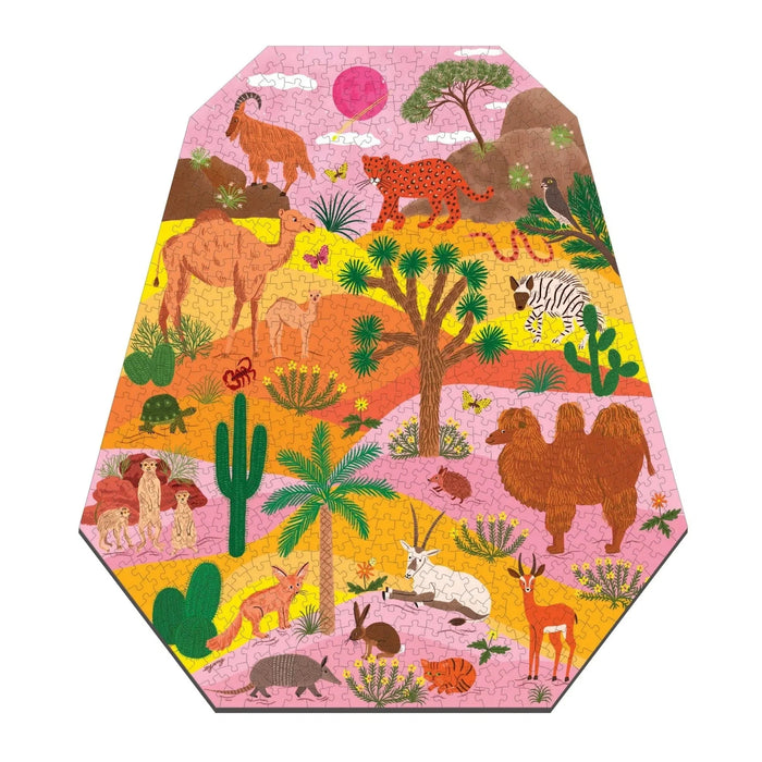 Desert Terrarium 750 Piece Shaped Jigsaw Puzzle Mudpuppy - for just $19.99! 