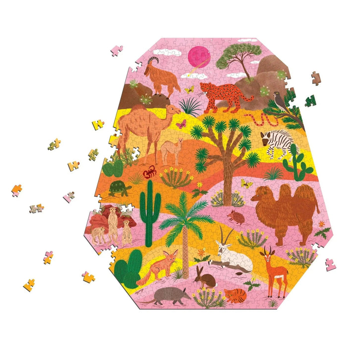 Desert Terrarium 750 Piece Shaped Jigsaw Puzzle Mudpuppy - for just $19.99! 