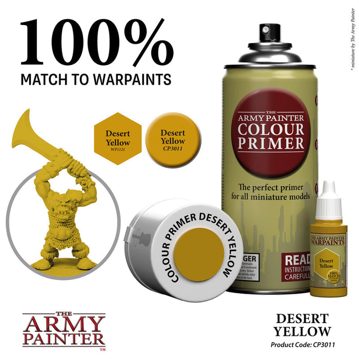 Army Painter Colour Primer: Desert Yellow - for just $17.99! 