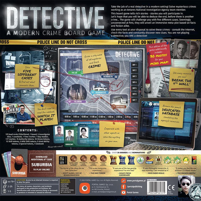 Detective: A Modern Crime Board Game - for just $50! 