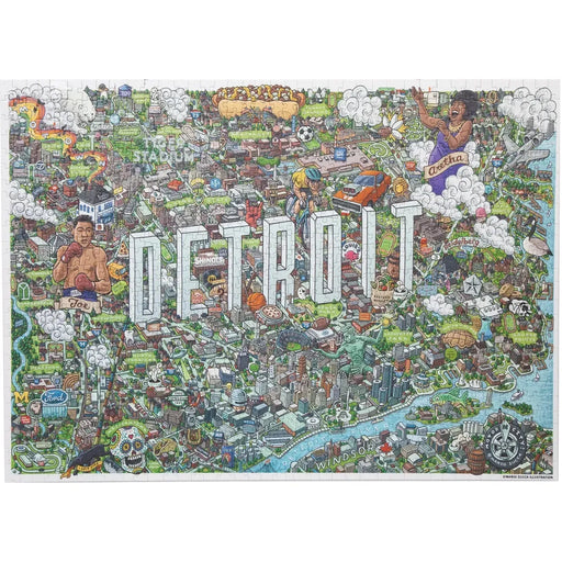 Detroit 1000 Piece Jigsaw Puzzle Birdie - for just $32.99! 