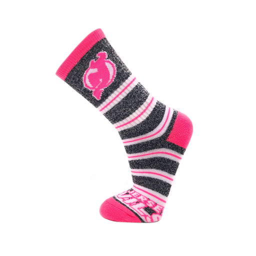 New Jersey Devils Melange Stripe Pink Socks - for just $17.99! 
