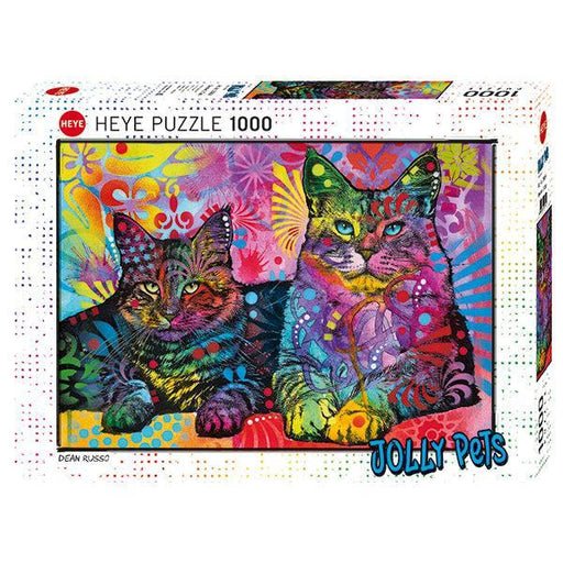 Devoted 2 Cats Jolly Pets 1000 Piece Jigsaw Puzzle Heye - for just $29.99! 