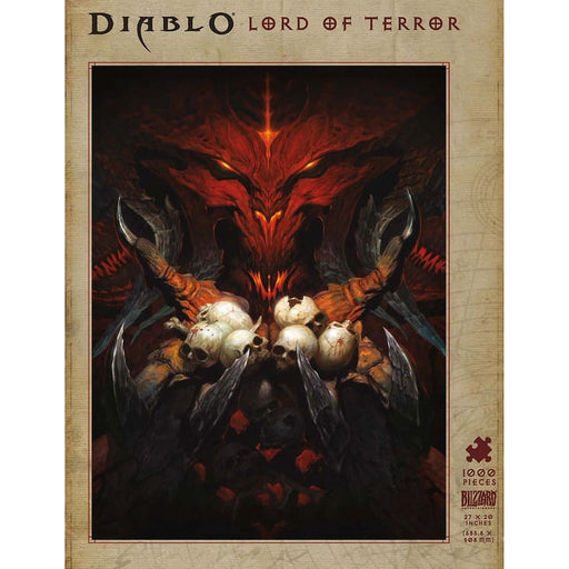 Diablo Lord of Terror 1000 Piece Jigsaw Puzzle Blizzard - for just $19.99! 
