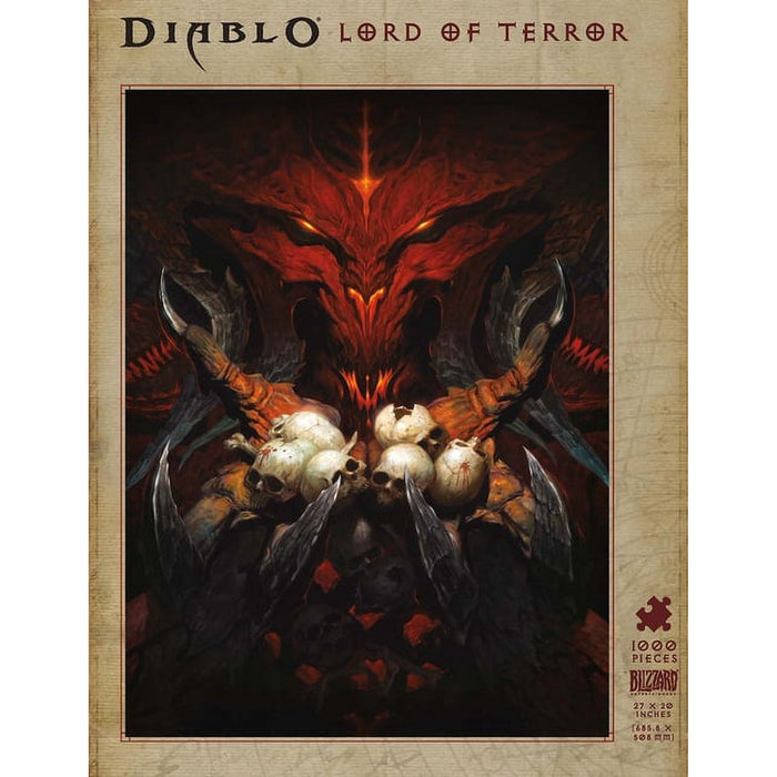 Diablo Lord of Terror 1000 Piece Jigsaw Puzzle Blizzard - for just $19.99! 