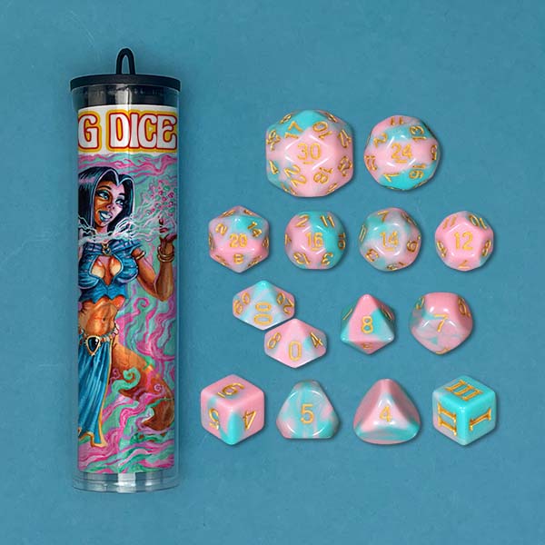 Dungeon Crawl Classics Dice: Vello's Crystalized Creations - for just $34.99! 