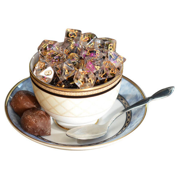 Dice: Pink Tea-Infused (7) - for just $25! 