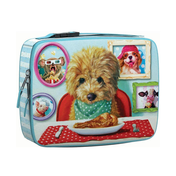 Dinner Time Lunch Bag & 100 Piece Jigsaw Puzzle Eurographics - for just $19.99! 