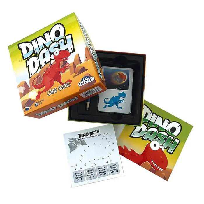 Dino Dash Card Game - Be Quick or Be Extinct - Outset - for just $14.99! 