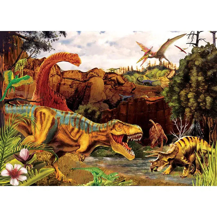 Dino Story 35 Piece Tray Jigsaw Puzzle Cobble Hill - for just $9.99! 