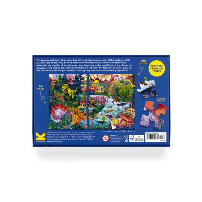 Dinopedia 180 Piece Sharing Jigsaw Puzzle Laurence King - for just $19.99! 