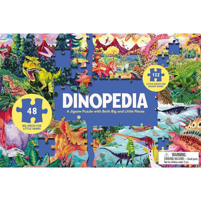 Dinopedia 180 Piece Sharing Jigsaw Puzzle Laurence King - for just $19.99! 