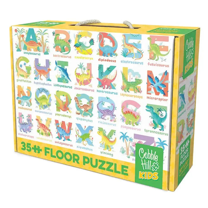Dinosaur Alphabet 35 Piece Floor Jigsaw Puzzle Cobble Hill - for just $19.99! 