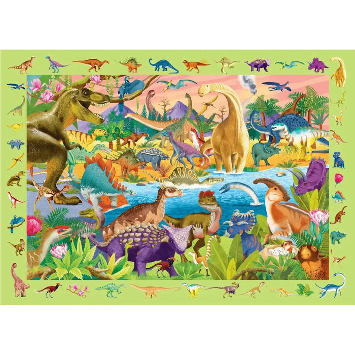 Dinosaurs 100 Piece Seek & Find Jigsaw Puzzle Peter Pauper - for just $19.99! 
