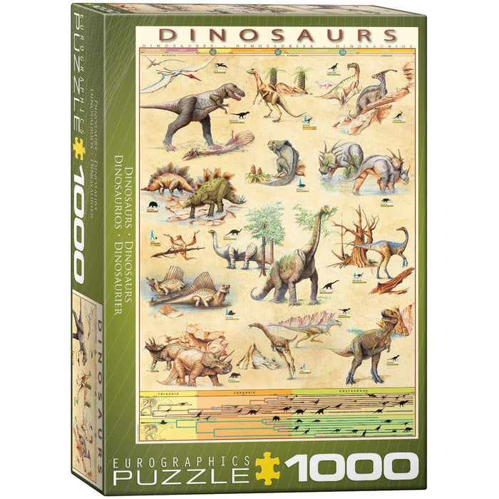 Dinosaurs 1000 Piece Jigsaw Puzzle Eurographics - for just $19.99! 